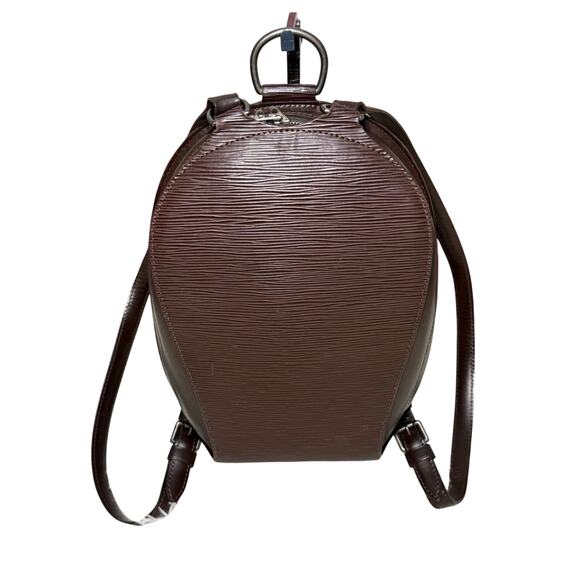 Louis Vuitton Mabillon Epi Leather Backpack Moka Dark Brown Vintage Shoulder Bag main image 13